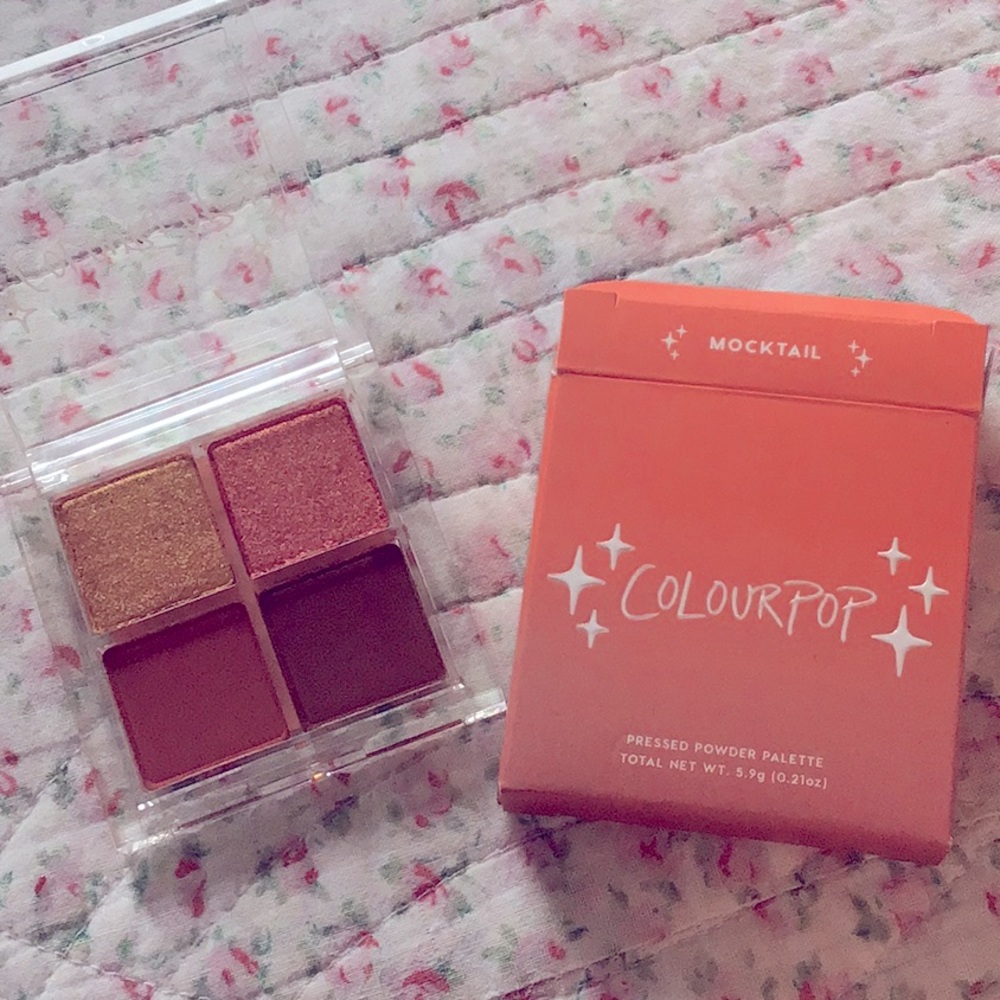 Colourpop eyeshadow palette in Mocktail in box